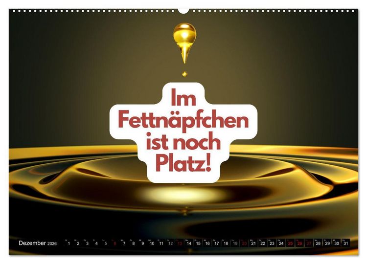 Produktbild: Komm Kaffeesatz lesen! (Wandkalender 2026 DIN A2 quer), CALVENDO Monatskalender