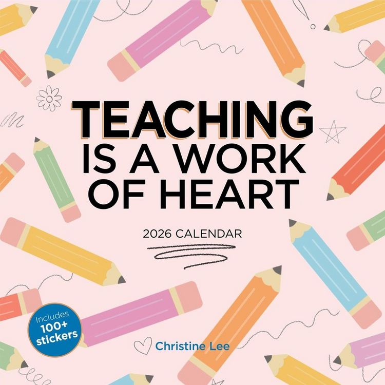 Produktbild: Teaching Is a Work of Heart Wall Calendar 2026