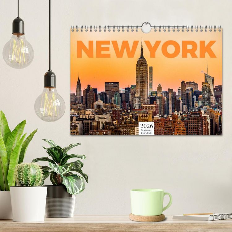 Produktbild: New York - Eine Weltstadt (Wandkalender 2026 DIN A4 quer), CALVENDO Monatskalender