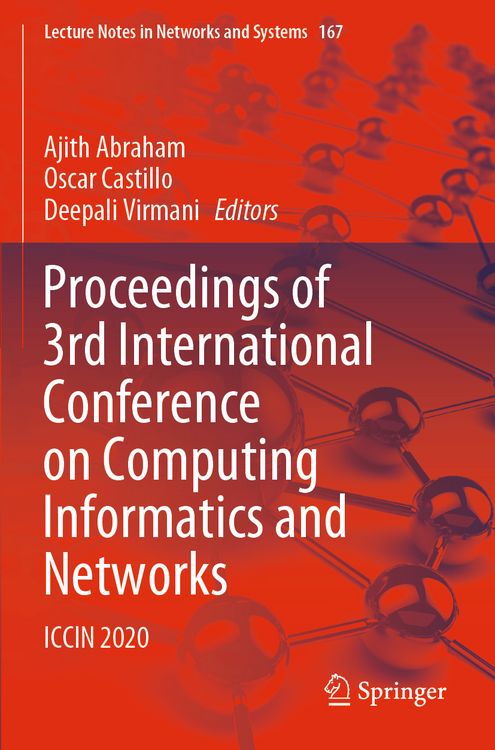 Produktbild: Proceedings of 3rd International Conference on Computing Informatics and Networks