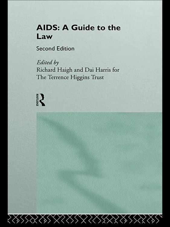 Produktbild: AIDS: A Guide to the Law