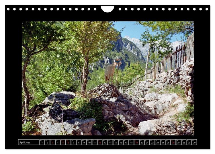 Produktbild: Der Norden Albaniens (Wandkalender 2026 DIN A4 quer), CALVENDO Monatskalender