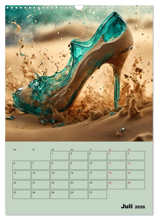 Produktbild: Verzaubert durch High Heels &ndash; Ein Kalender f&uuml;r Schuhliebhaber (Wandkalender 2026 DIN A3 hoch), CALVENDO Monatskalender