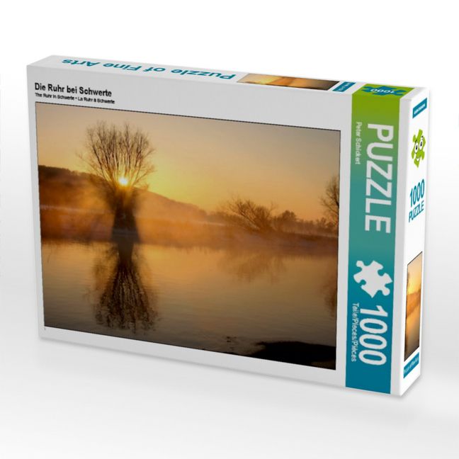 Produktbild: CALVENDO Puzzle Die Ruhr bei Schwerte | 1000 Teile Lege-Gr&ouml;&szlig;e 64x48cm Foto-Puzzle f&uuml;r gl&uuml;ckliche Stunden