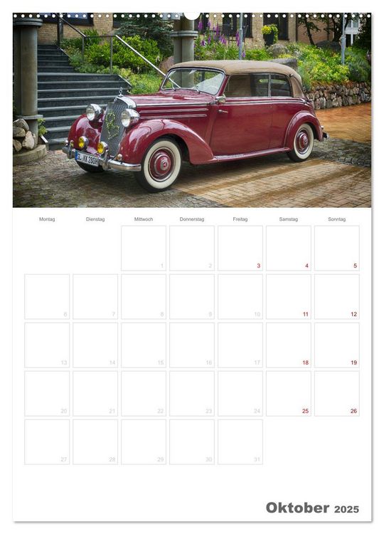 Produktbild: Mercedes Benz 170 SCB (hochwertiger Premium Wandkalender 2025 DIN A2 hoch), Kunstdruck in Hochglanz