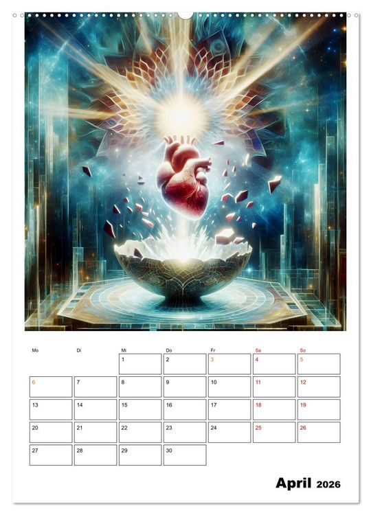 Produktbild: Erneuerung im Licht (Wandkalender 2026 DIN A2 hoch), CALVENDO Monatskalender