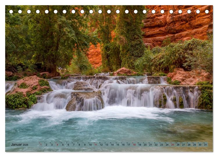 Produktbild: USA S&uuml;dwesten - Atemberaubende Hotspots der Natur (Tischkalender 2026 DIN A5 quer), CALVENDO Monatskalender