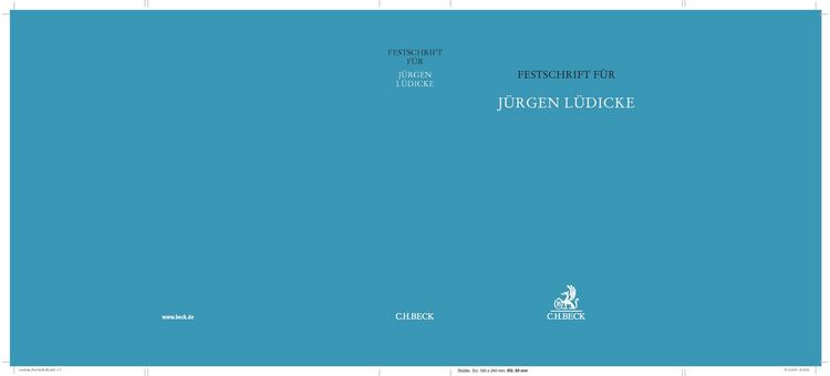Produktbild: Festschrift f&uuml;r J&uuml;rgen L&uuml;dicke