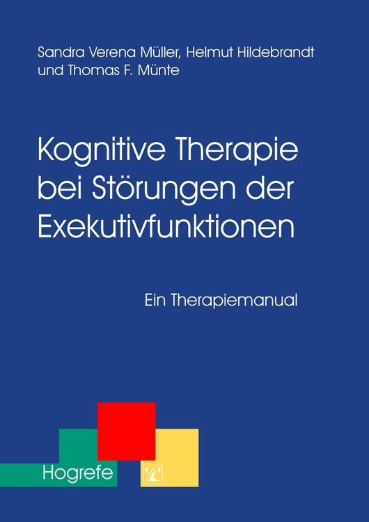 Produktbild: Kognitive Therapie bei St&ouml;rungen der Exekutivfunktionen