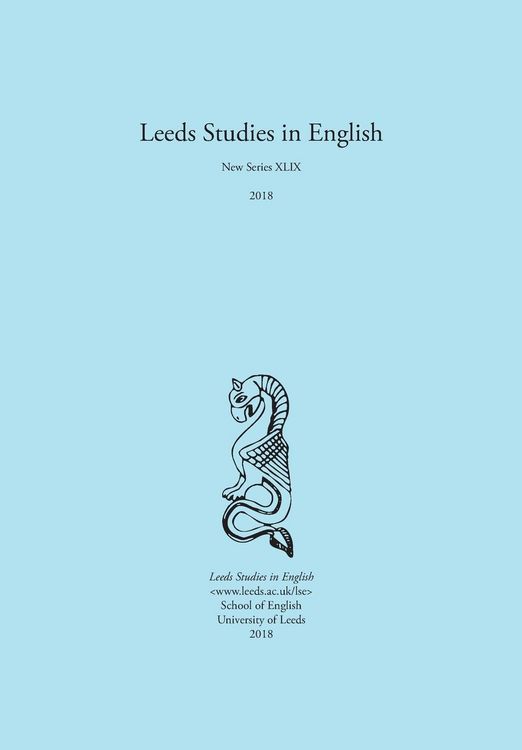 Produktbild: Leeds Studies in English 2018