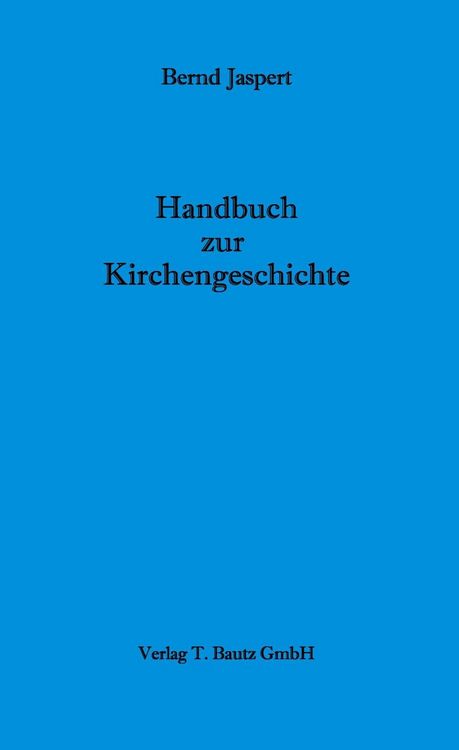 Produktbild: Handbuch zur Kirchengeschichte