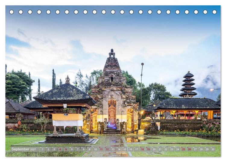 Produktbild: Bali - Momente einer Reise (Tischkalender 2027 DIN A5 quer), CALVENDO Monatskalender