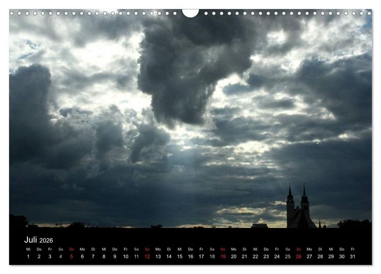 Produktbild: Wolken (Wandkalender 2026 DIN A3 quer), CALVENDO Monatskalender