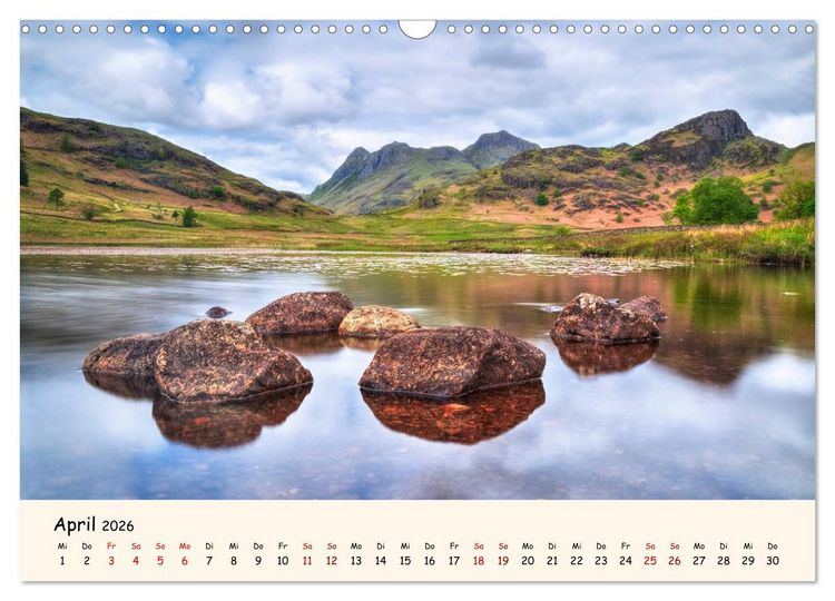 Produktbild: Lake District England (Wandkalender 2026 DIN A3 quer), CALVENDO Monatskalender