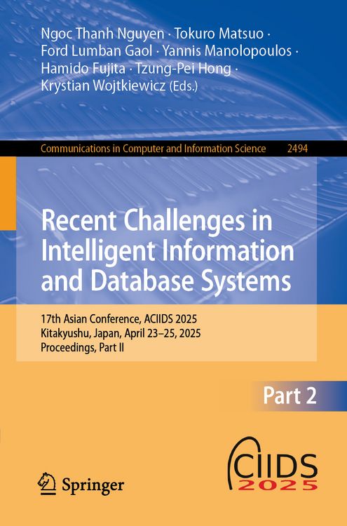 Produktbild: Recent Challenges in Intelligent Information and Database Systems