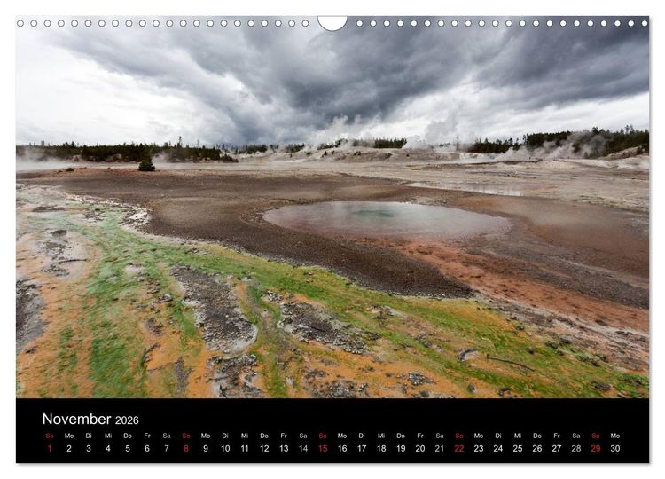 Produktbild: Wyoming & South Dakota (Wandkalender 2026 DIN A3 quer), CALVENDO Monatskalender