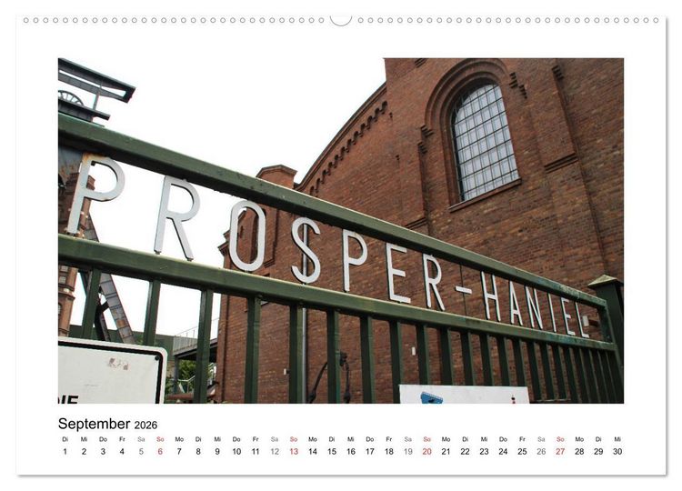 Produktbild: Zeche Prosper-Haniel Bottrop (Wandkalender 2026 DIN A2 quer), CALVENDO Monatskalender