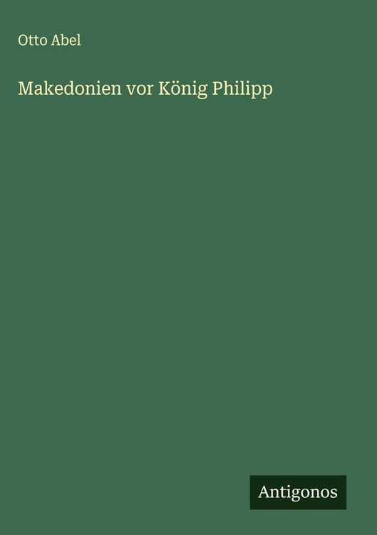 Produktbild: Makedonien vor K&ouml;nig Philipp