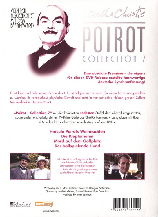 Produktbild: Agatha Christie - Poirot Collection 7 [4 DVDs]