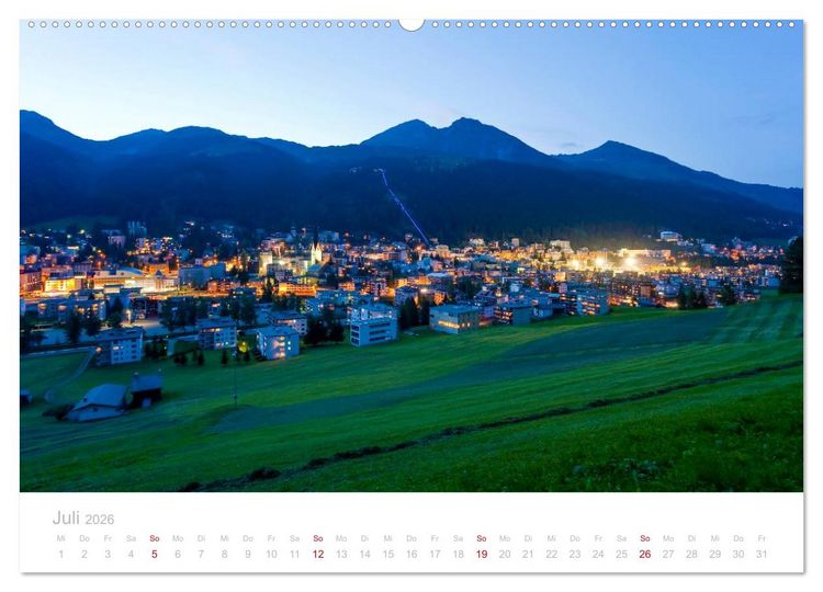 Produktbild: Graub&uuml;nden Engadin 2026 (hochwertiger Premium Wandkalender 2026 DIN A2 quer), Kunstdruck in Hochglanz