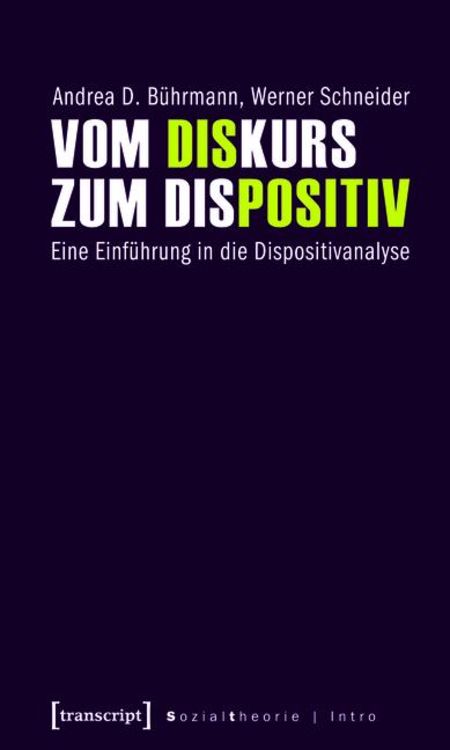 Produktbild: Vom Diskurs zum Dispositiv