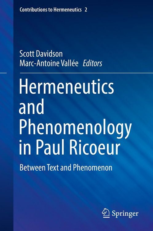 Produktbild: Hermeneutics and Phenomenology in Paul Ricoeur