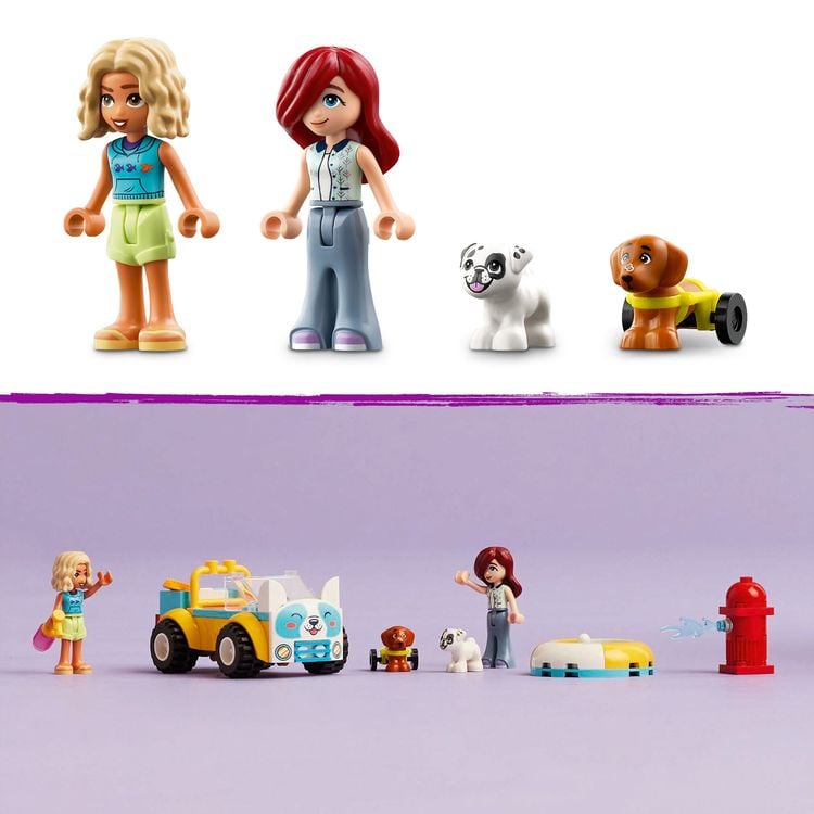 Produktbild: LEGO Friends Mobiler Hundesalon, Spielset mit Fahrzeug und Tieren 42635