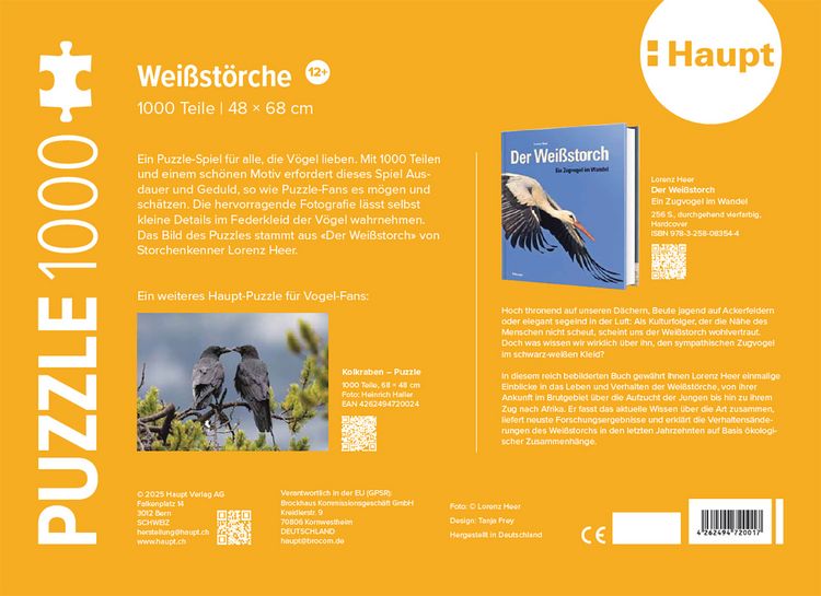 Produktbild: Wei&szlig;st&ouml;rche &ndash; Puzzle