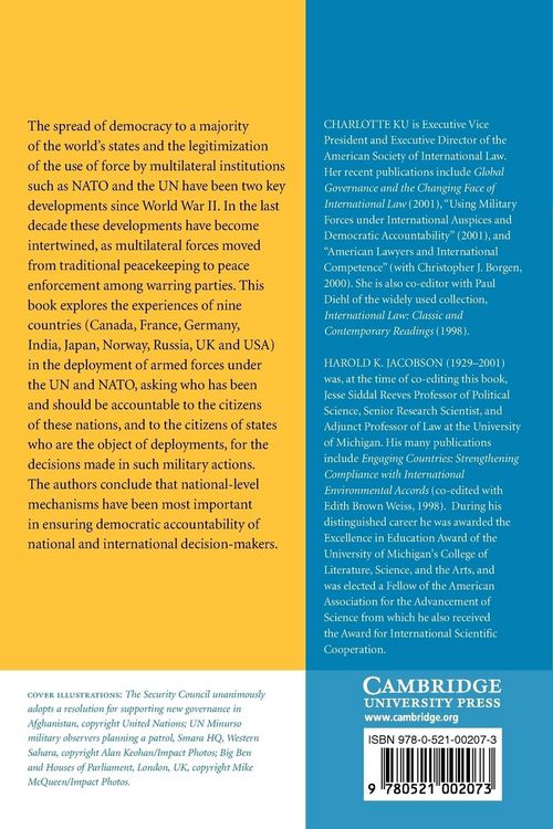 Produktbild: Democratic Accountability and the Use of Force in International Law