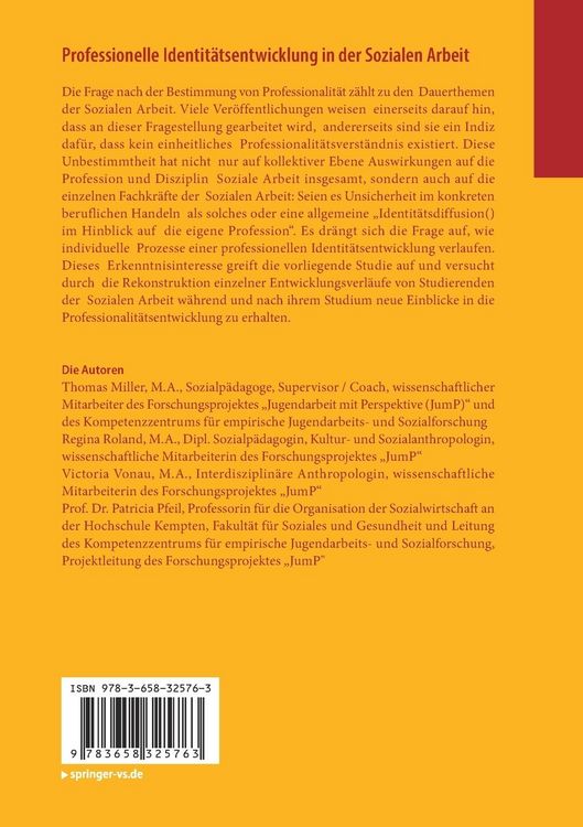 Produktbild: Professionelle Identit&auml;tsentwicklung in der Sozialen Arbeit