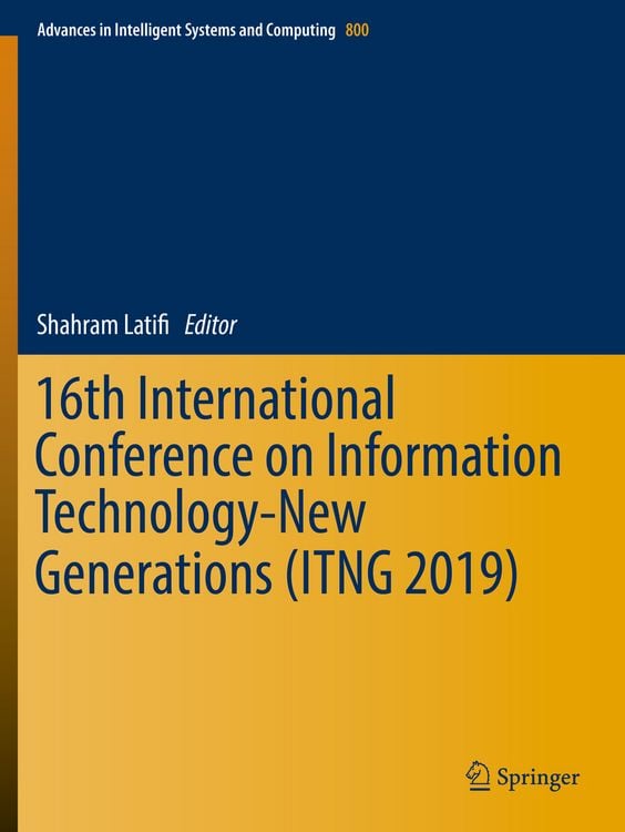 Produktbild: 16th International Conference on Information Technology-New Generations (ITNG 2019)