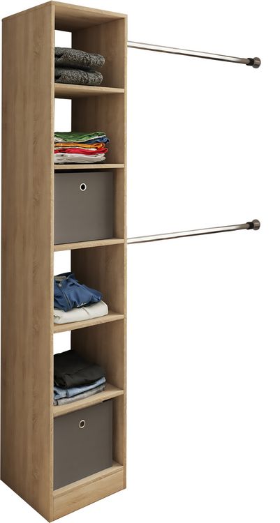 Produktbild: Offener Kleiderschrank Dachschr&auml;gen Regal Dacholll