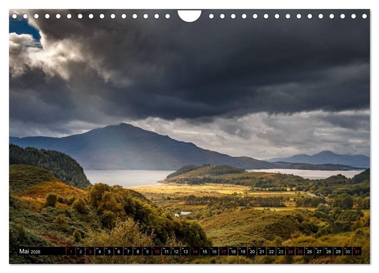 Produktbild: Schottland Farben und Licht (Wandkalender 2026 DIN A4 quer), CALVENDO Monatskalender