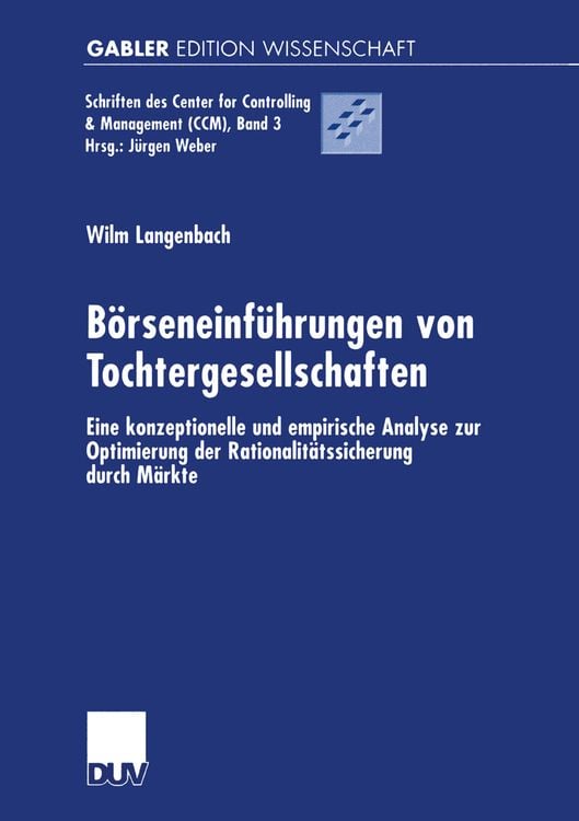 Bild vom Artikel Börseneinführungen von Tochtergesellschaften vom Autor Wilm Langenbach