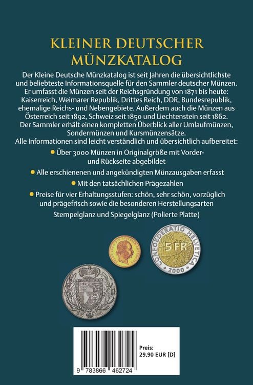 Produktbild: Kleiner deutscher M&uuml;nzkatalog