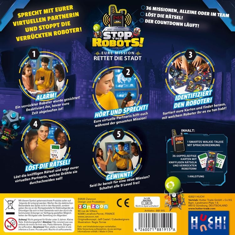 Produktbild: HUCH! - Stop the Robots - Very Special Unit!