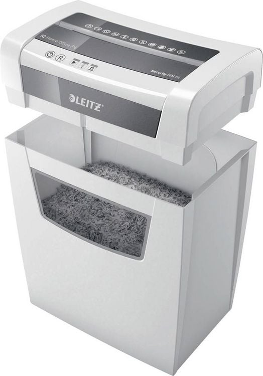 Produktbild: LEITZ&reg; Aktenvernichter IQ Home Office, Partikelschnitt 4 x 28 mm
