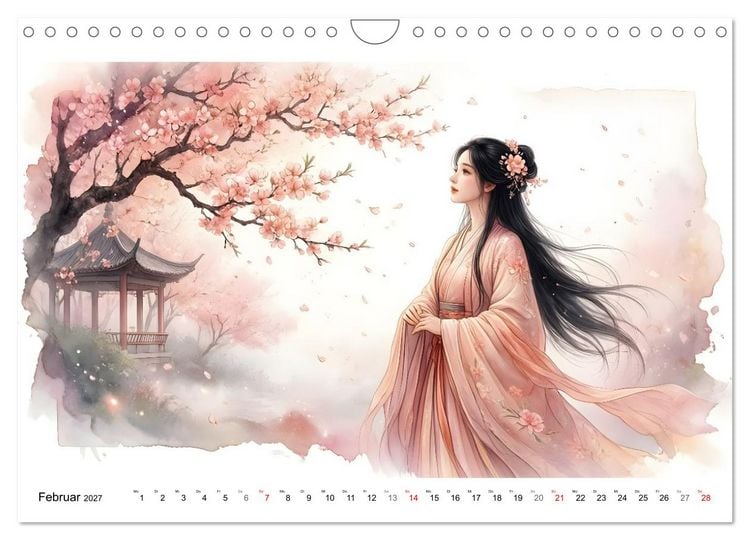 Produktbild: Zw&ouml;lf Farben der Stille (Wandkalender 2027 DIN A4 quer), CALVENDO Monatskalender