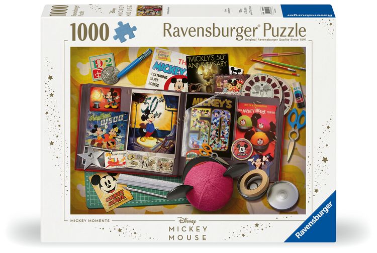 Produktbild: Erwachsenenpuzzle 1000 Teile - Disney Micky Maus - 1970 Mickey Moments