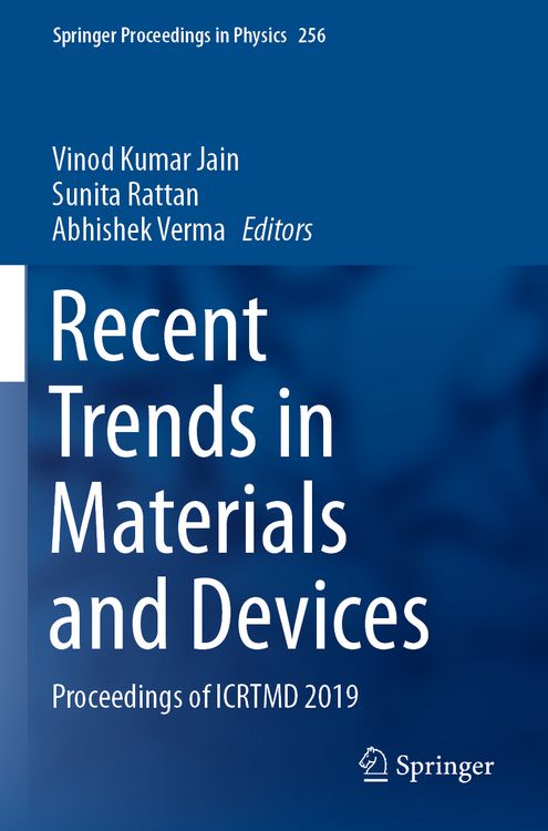 Produktbild: Recent Trends in Materials and Devices
