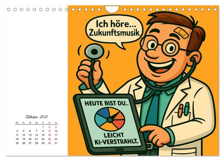 Produktbild: Job-Chaos total - voll Panne, voll verpeilt (Wandkalender 2027 DIN A4 quer), CALVENDO Monatskalender