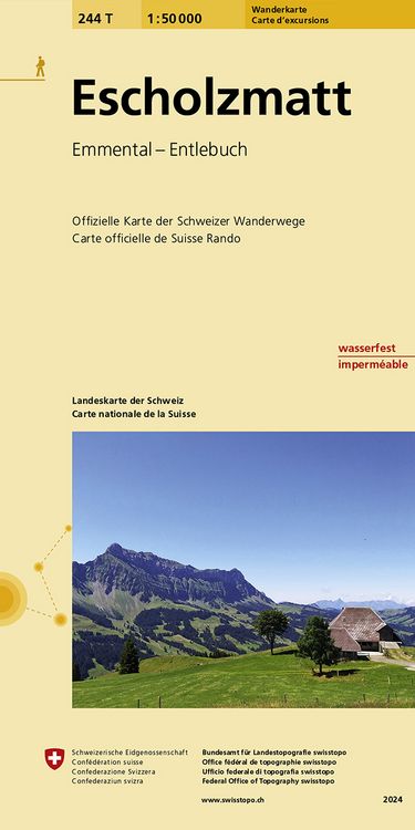Produktbild: Swisstopo 1 : 50 000 Escholzmatt