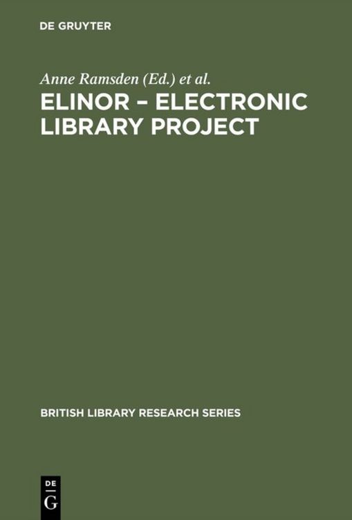 Produktbild: ELINOR &ndash; Electronic Library Project