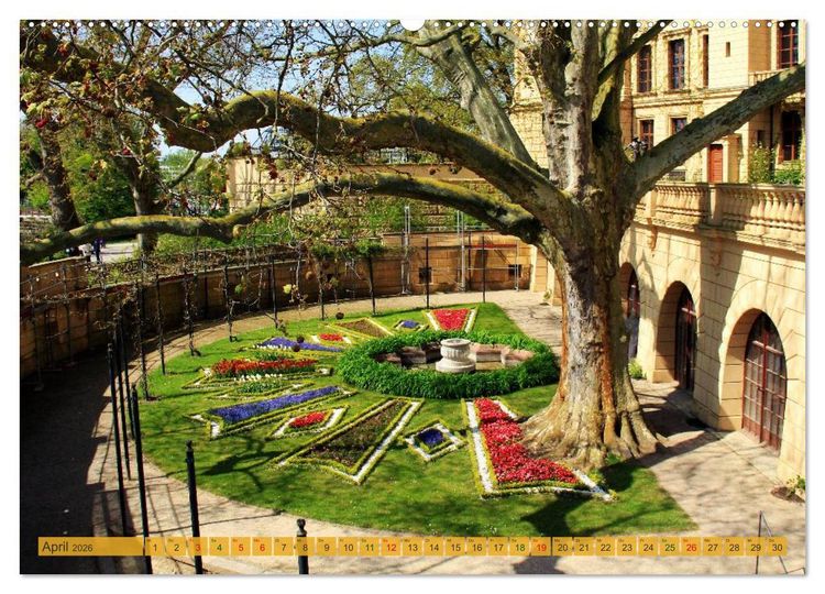 Produktbild: Schloss Impressionen - Residenz- und Landeshauptstadt Schwerin (Wandkalender 2026 DIN A2 quer), CALVENDO Monatskalender