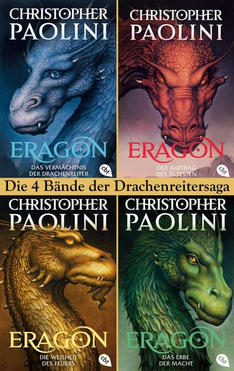 Produktbild: Eragon Band 1-4: Das Verm&auml;chtnis der Drachenreiter / Der Auftrag des &Auml;ltesten / Die Weisheit des Feuers / Das Erbe der Macht (4in1-Bundle)