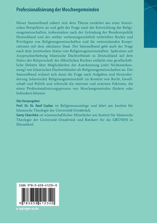 Produktbild: Professionalisierung der Moscheegemeinden
