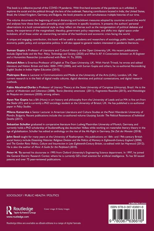 Produktbild: Social Analysis and the COVID-19 Crisis