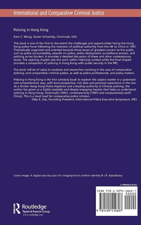 Produktbild: Policing in Hong Kong
