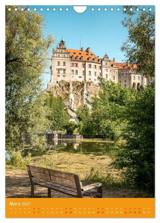 Produktbild: Schloss und mehr in Sigmaringen (Wandkalender 2027 DIN A4 hoch), CALVENDO Monatskalender