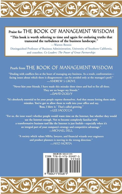 Produktbild: The Book of Management Wisdom
